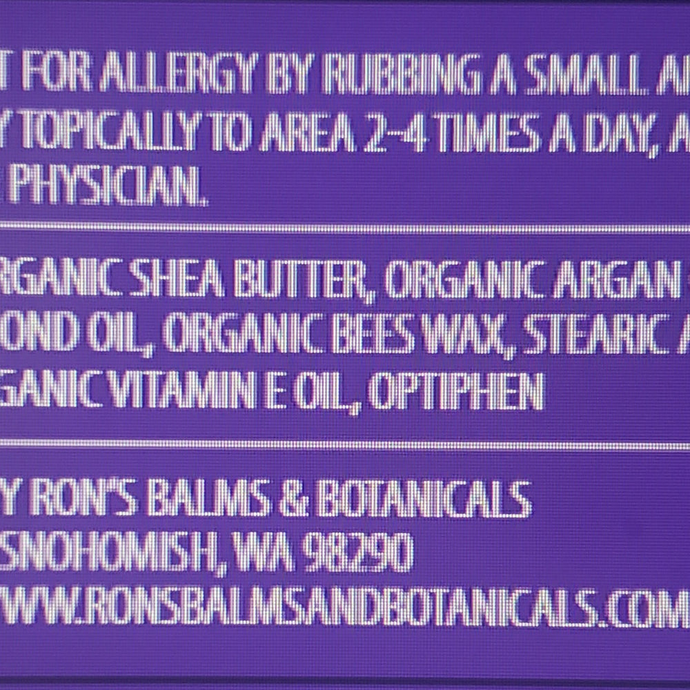 
                  
                    Extra Strength Lavender CBD Balm | Ron's Balms
                  
                
