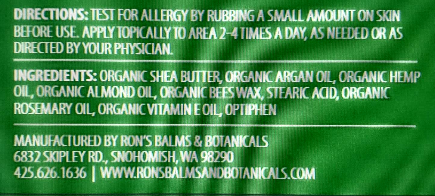 
                  
                    Extra Strength Rosemary CBD Balm | Ron's Balms
                  
                